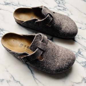 Birkenstock Boston Felted Clogs